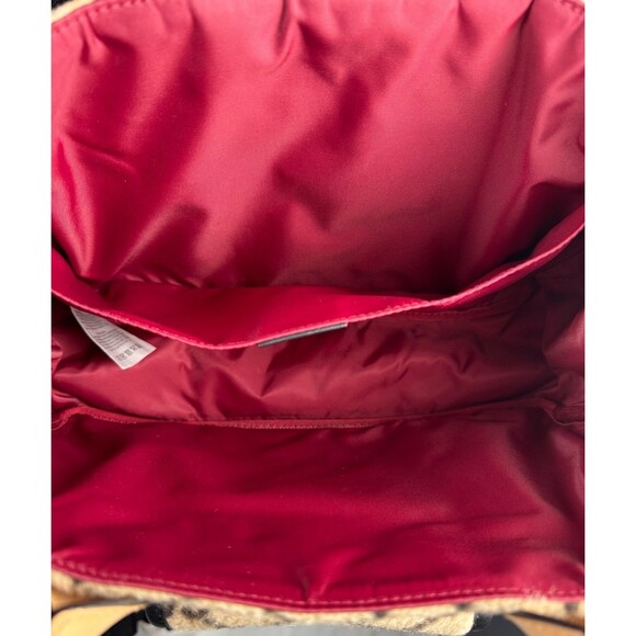 GUCCI Handbag Wool GG logo top handle bag red interior authentic EUC - Picture 13 of 16